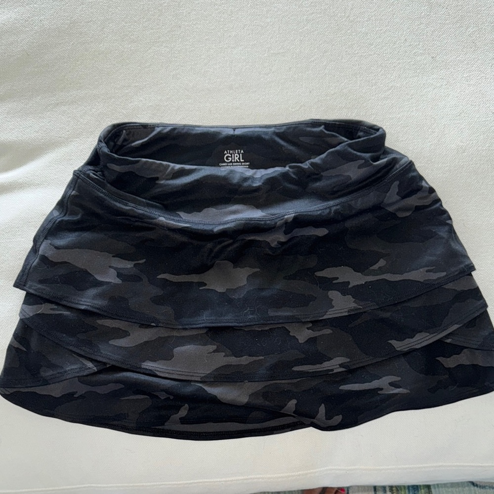Athleta Girl Lux Camo Swing Skort Skort size L/12